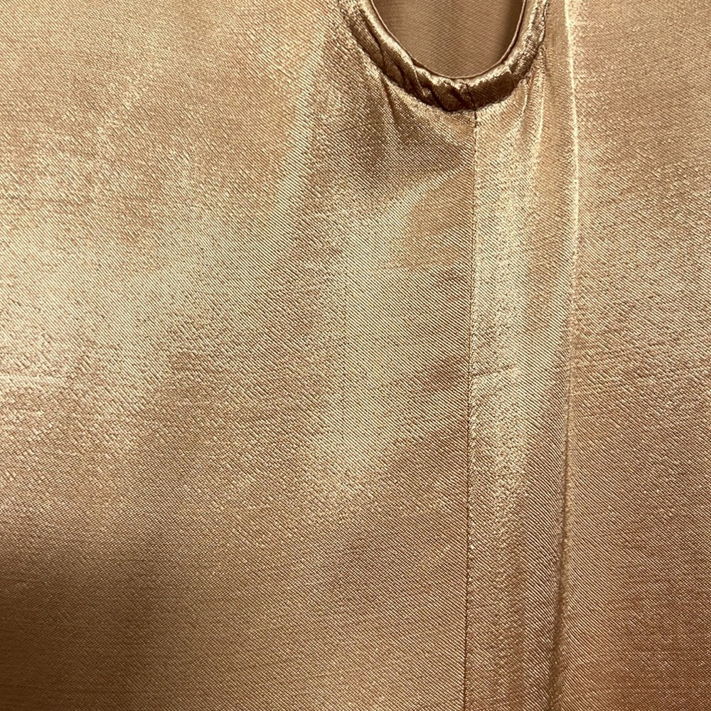 NWT NATION LTD Jett Mock Neck Satin Dress in Bisou - Size Small - Picture 8 of 8